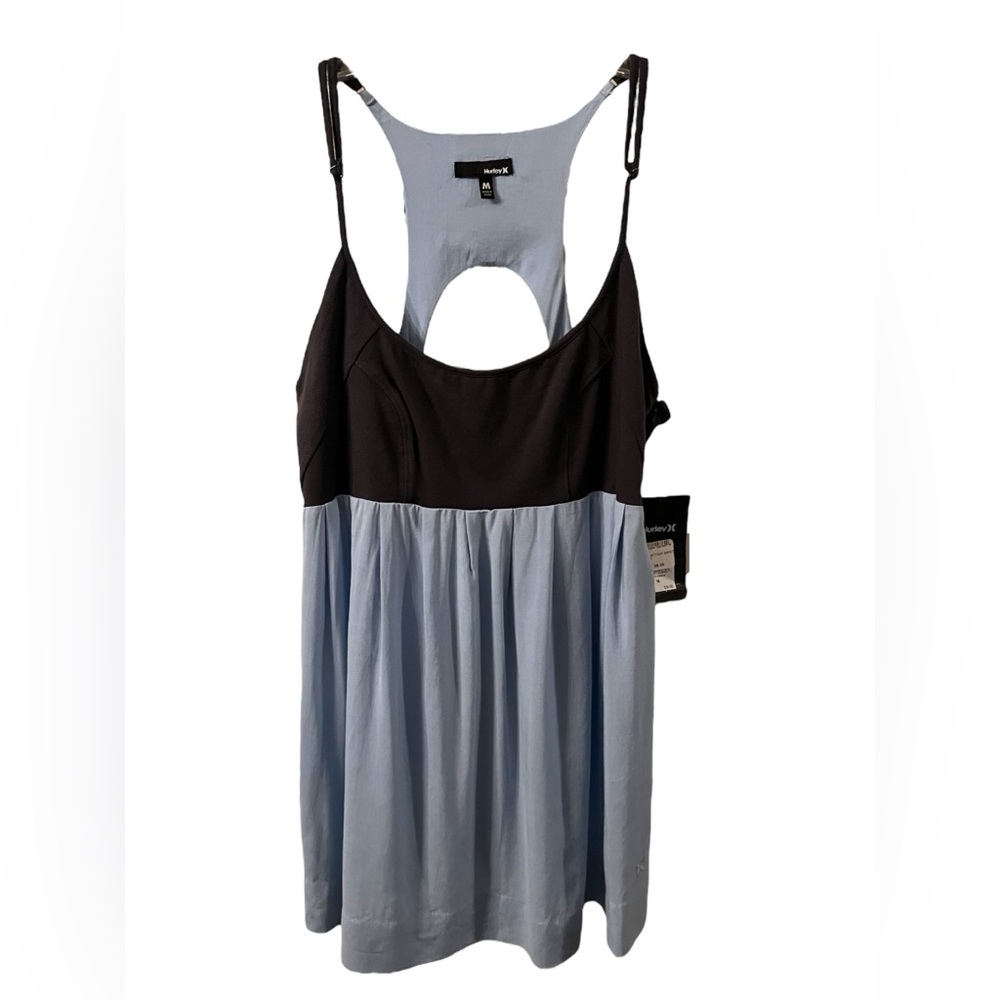 NWT- Hurley Light Blue and Navy Tank in Size Medium.
